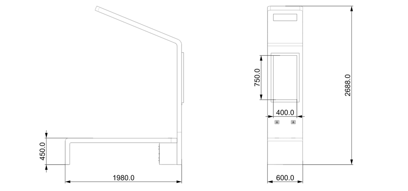 Solar Bench USB Charging- YR-SPP-013 Solar Bench USB Charging- YR-SPP-013
