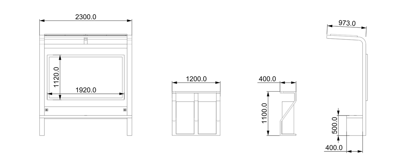 Outdoor Smart Furniture Solar Bench- YR-SPP-022 Outdoor Smart Furniture Solar Bench- YR-SPP-022