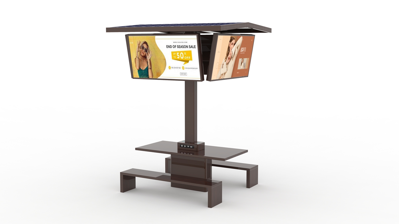 Smart Charging Table with LED Screen- YR-SPP-039