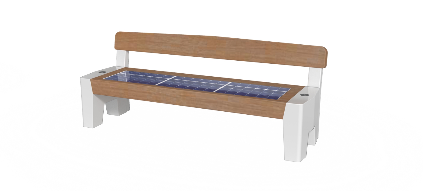 Outdoor Smart Solar Bench- YR-SPP-041