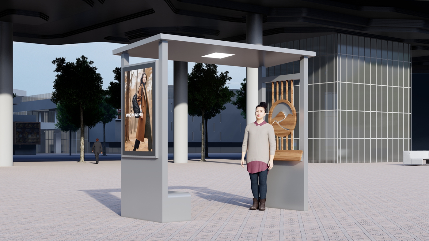 Smart Park Bench- YR-SPP-033 Smart Park Bench- YR-SPP-033