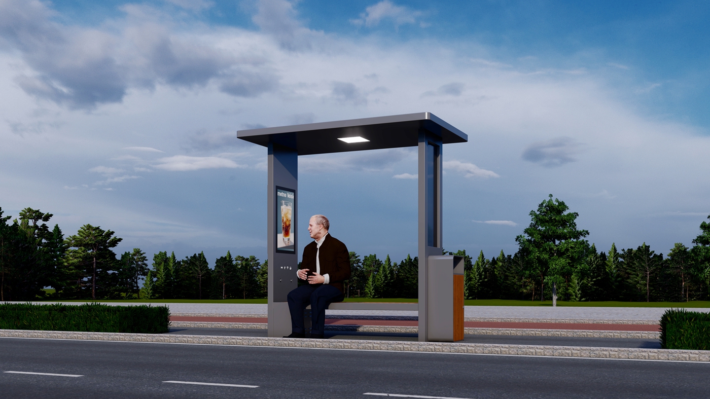 Solar Powered Benches- YR-SPP-021 Solar Powered Benches- YR-SPP-021