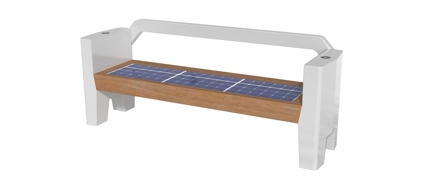 Modern Design Solar Bench- YR-SPP-042