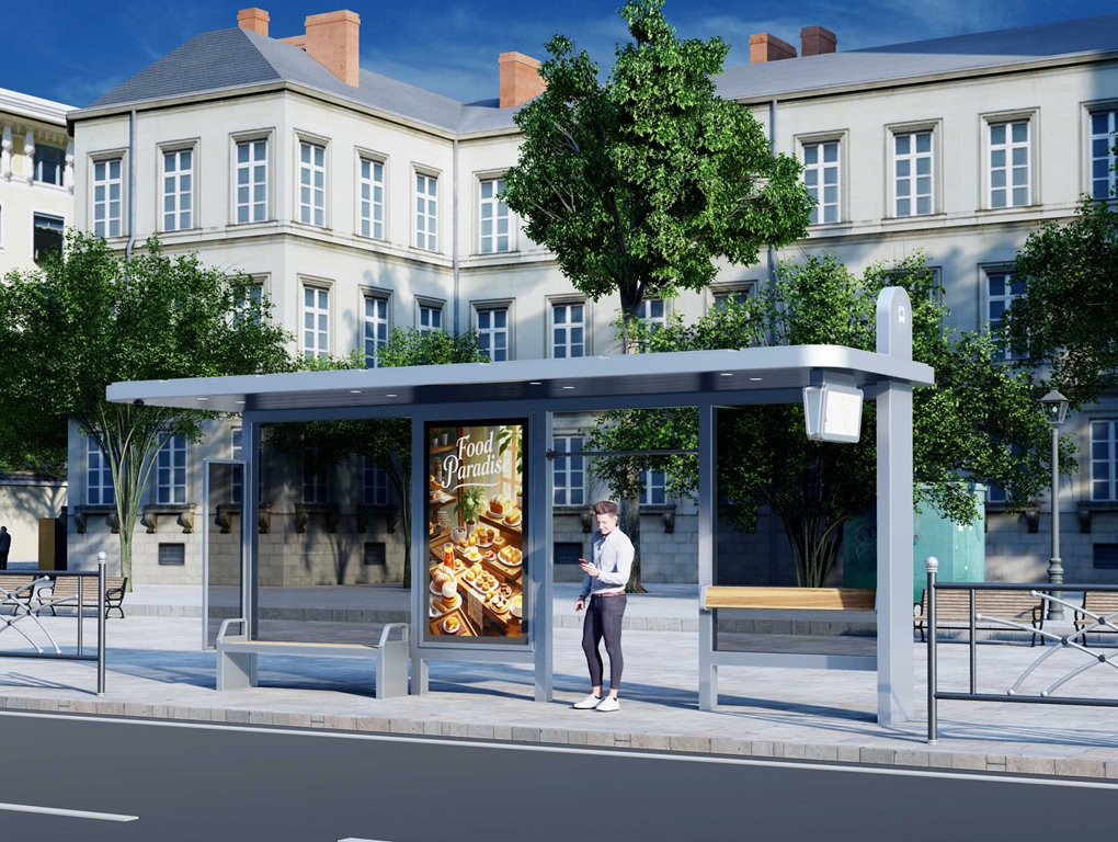 How YEROO Smart Bus Shelters Serve as the Senses of the Modern Metropolis