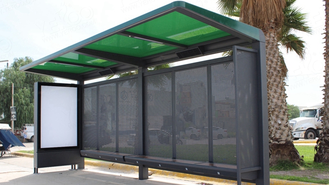 YEROO Mexico Solar-Powered Bus Shelter Project: Sustainable Urban Transit Solution