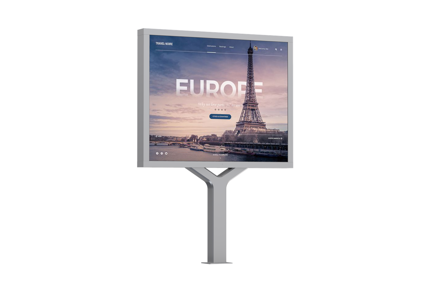 Digital Advertising Billboard