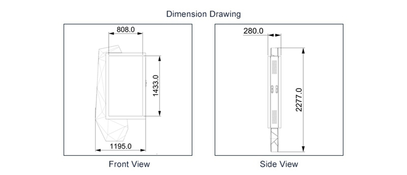 Double Sided LED Display Lightbox