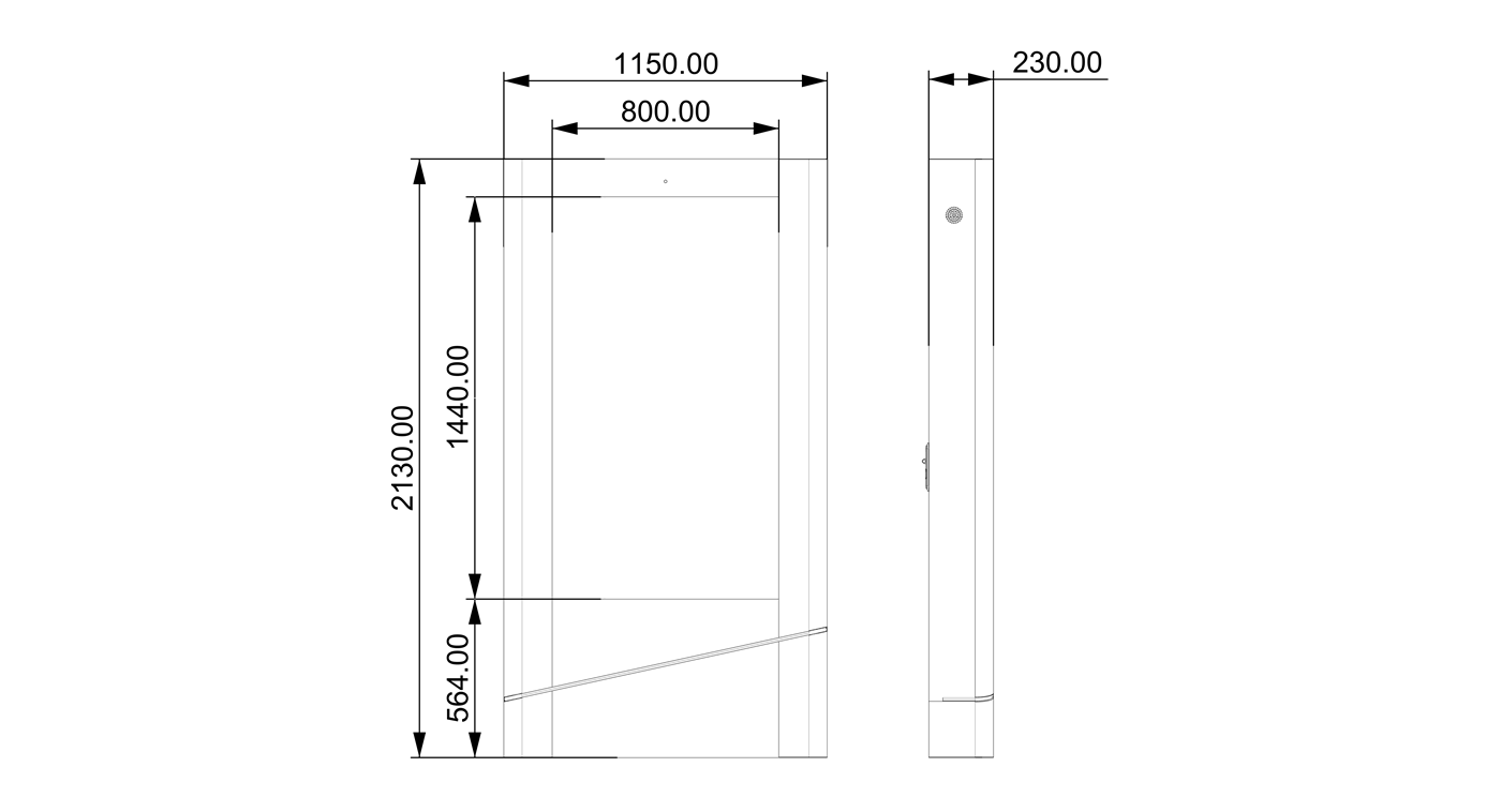 65inch Outdoor LCD Totem