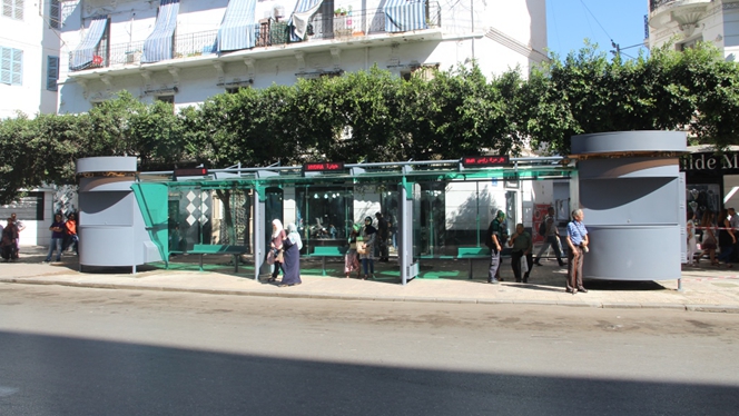 YEROO Algeria Bus Shelter with Integrated Kiosk Project: Multi-Functional Urban Transit Hub