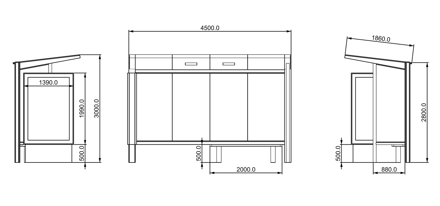 Bus Stop Customized- YR-SSBS-2411351