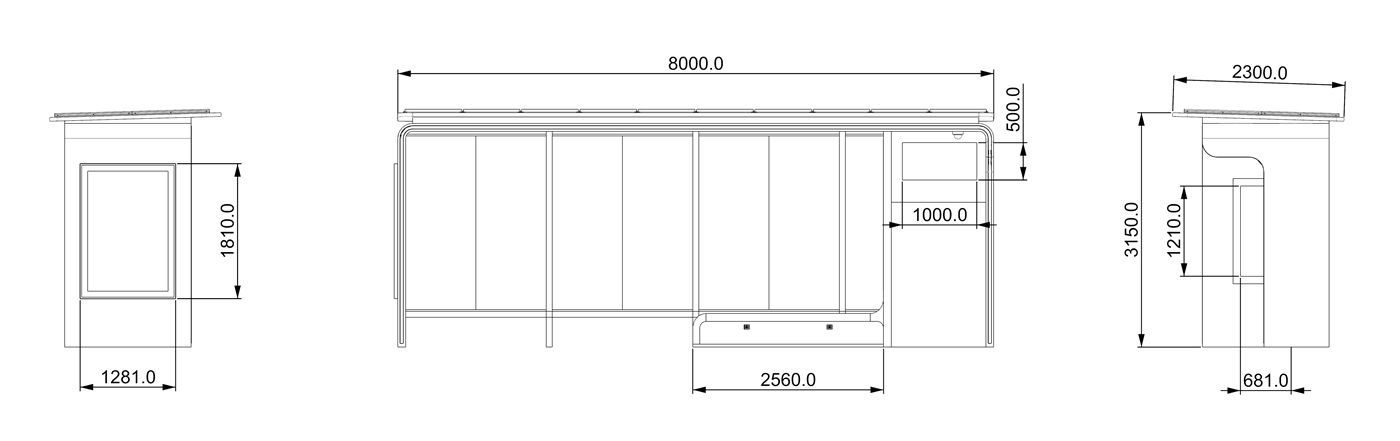 Bus Stop Customized- YR-SSBS-2411351