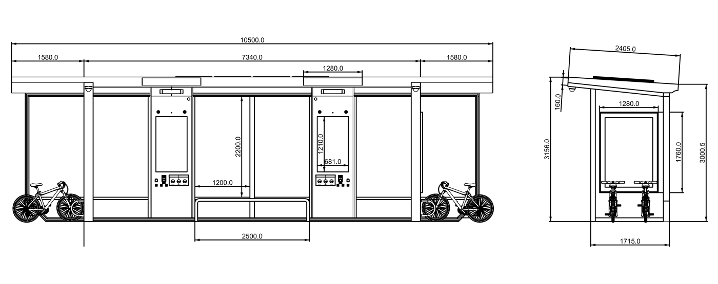 Bus Stop Customized- YR-SSBS-2411351