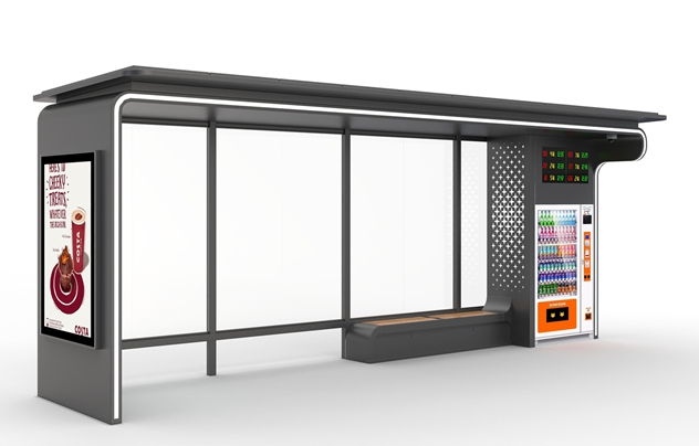 Modern Waiting Bus Shelter Design- YR2601-002