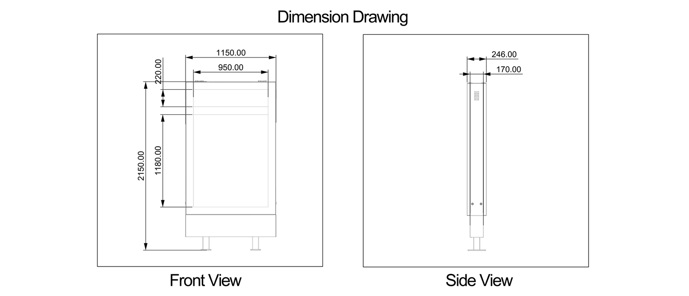 Double Sided Light Box