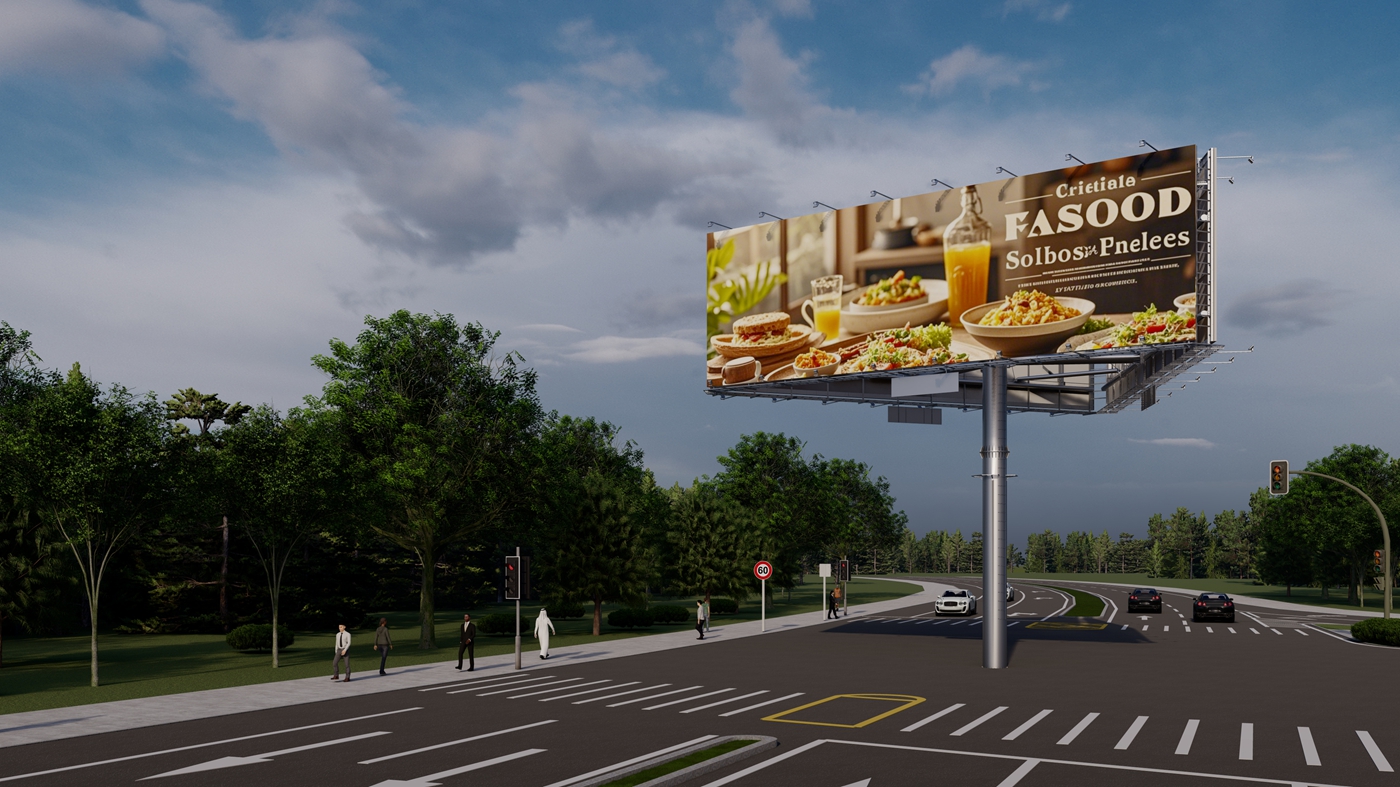 Three Sided Banner Billboard Frame Three Sided Banner Billboard Frame