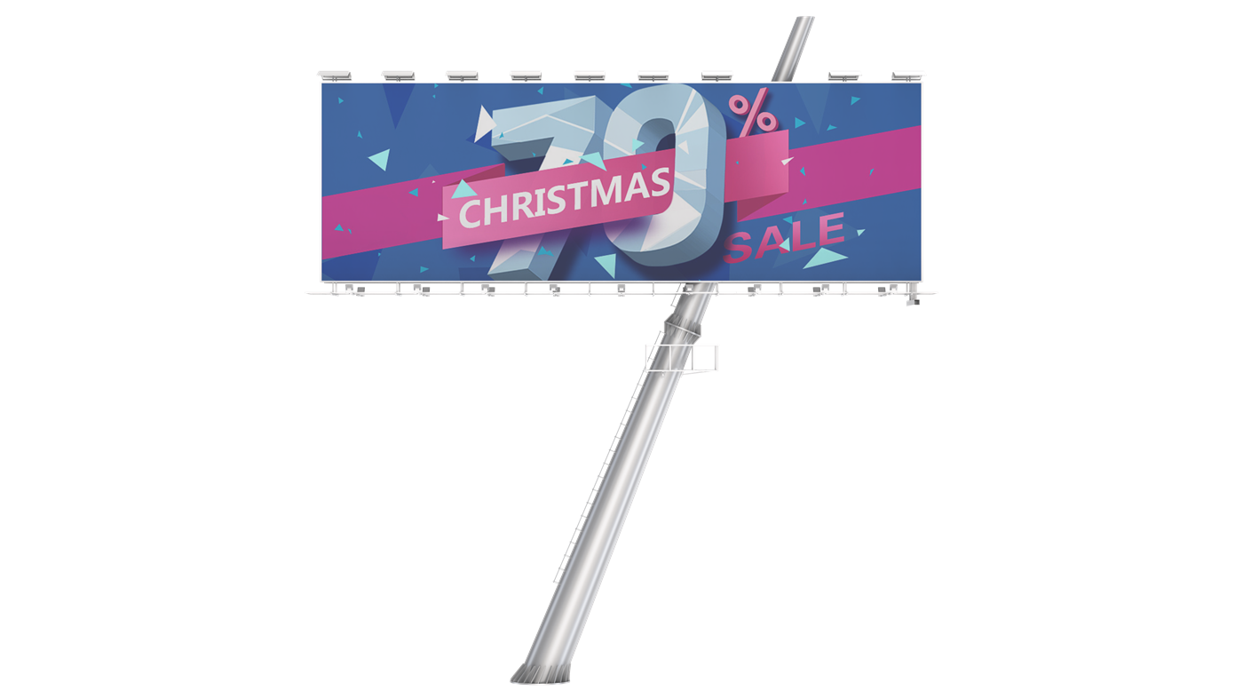 Double Sided Unipolar Billboard Double Sided Unipolar Billboard