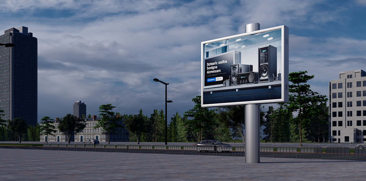 4*3m Megacom Backlight Billboard