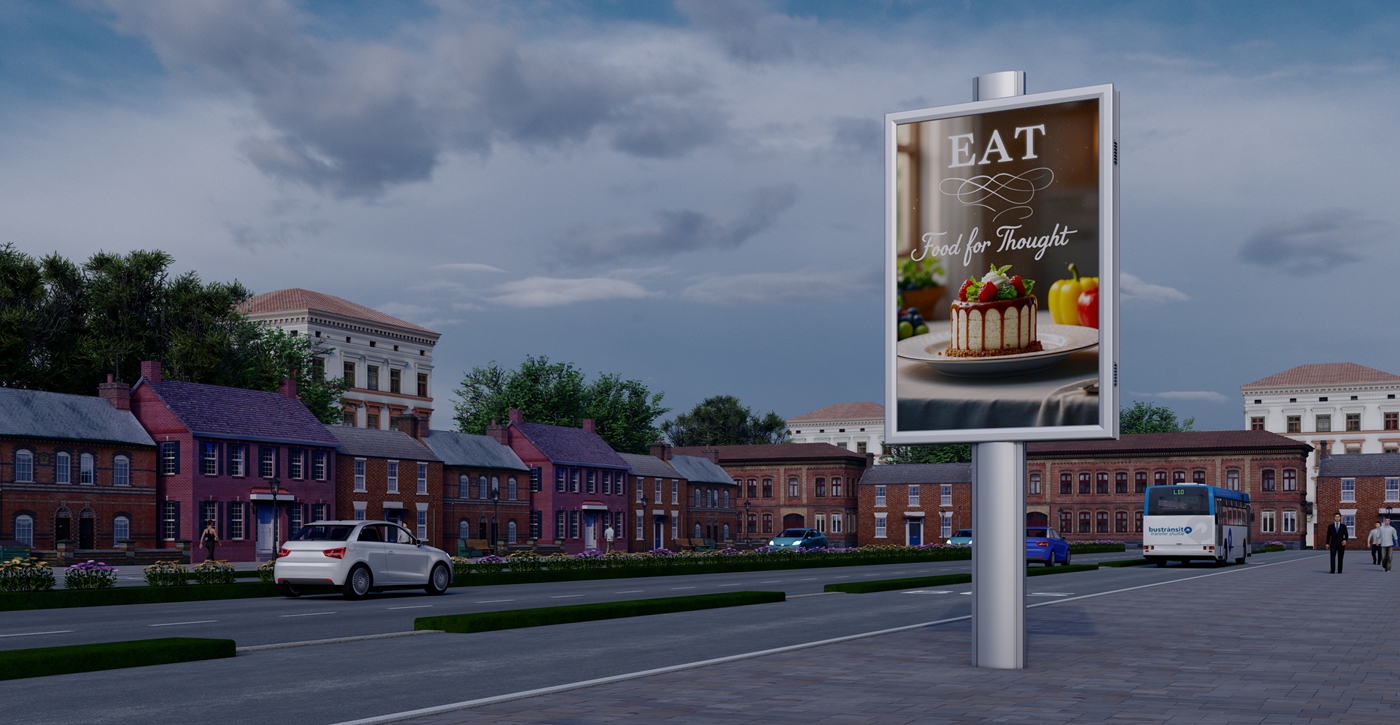 Street Outdoor Billboard
