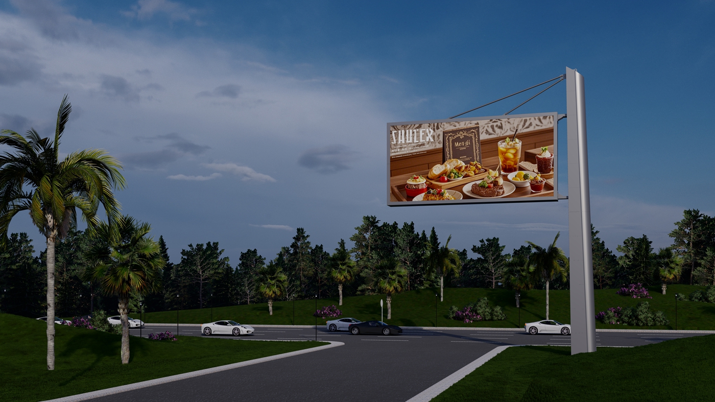 10*5m F-shaped Steel Structure Billboard 10*5m F-shaped Steel Structure Billboard