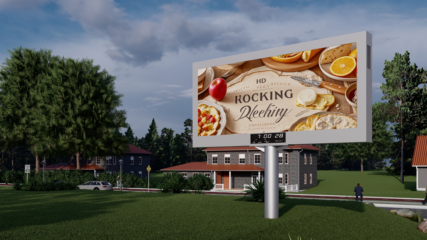Street Advertising Unipolar Billboard Street Advertising Unipolar Billboard