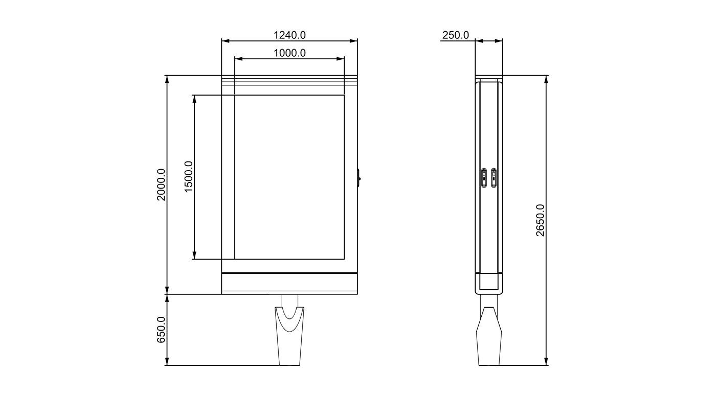 P3 LED Mupi for Sale P3 LED Mupi for Sale