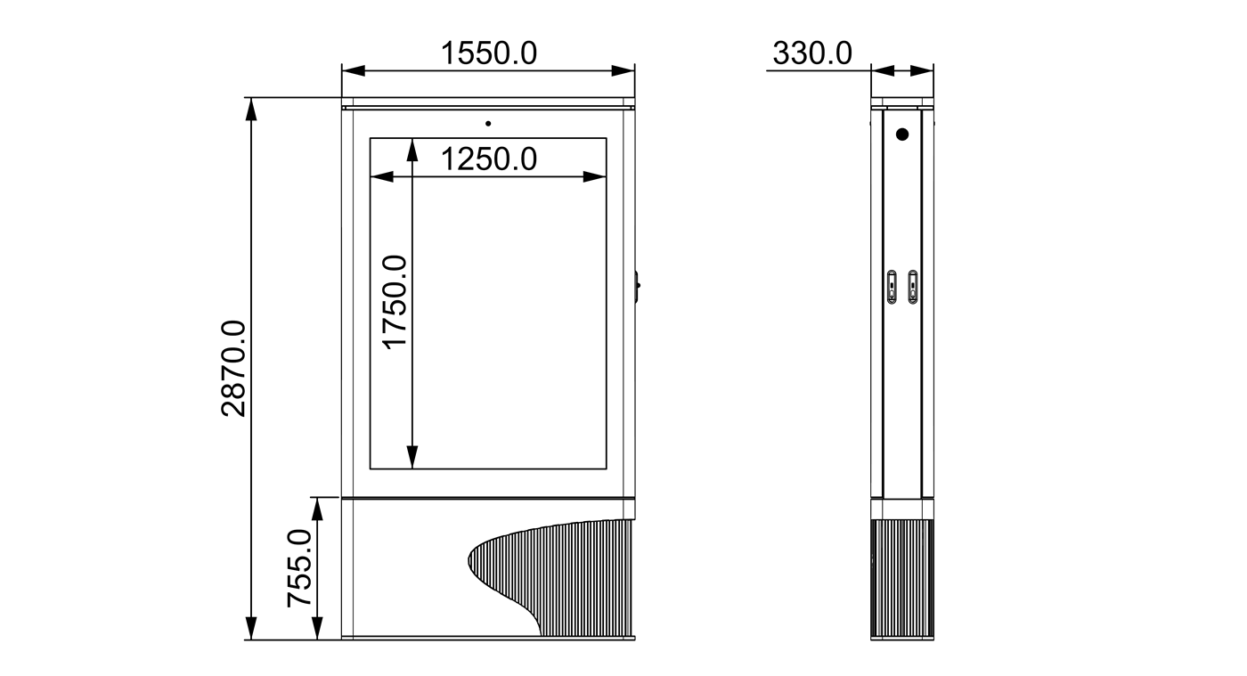 Outdoor Full Color P4 LED Screen Digital Mupi Outdoor Full Color P4 LED Screen Digital Mupi