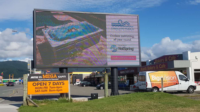 YEROO P4 Outdoor LED Billboard Custom Project in New Zealand