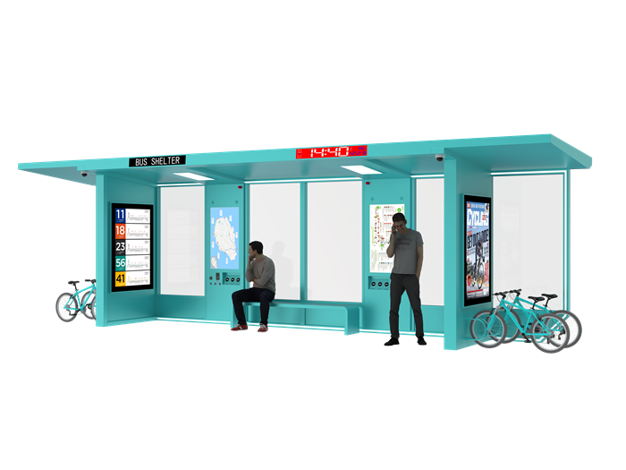 Solar Powered Bus Shelters- YR-SSBS-2603005 Solar Powered Bus Shelters- YR-SSBS-2603005