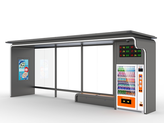 Modern Waiting Bus Shelter Design- YR2601-002 Modern Waiting Bus Shelter Design- YR2601-002