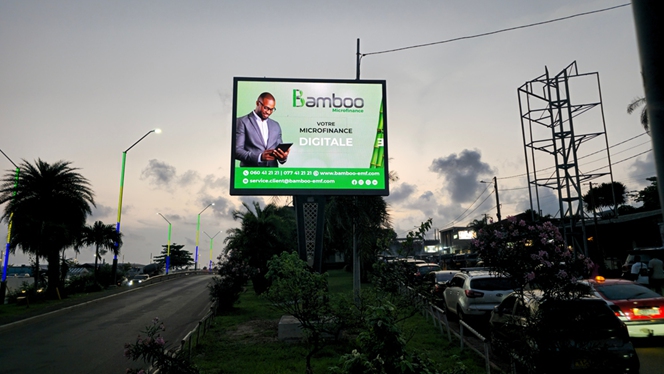 YEROO Outdoor LED Billboard Project in Gabon: High-Impact Roadside Advertising Solution