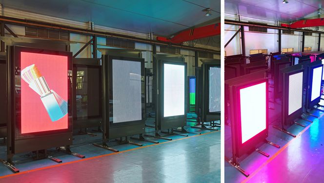 YEROO Custom Outdoor Full-Color LED Screen Digital Light Box Project for Iceland
