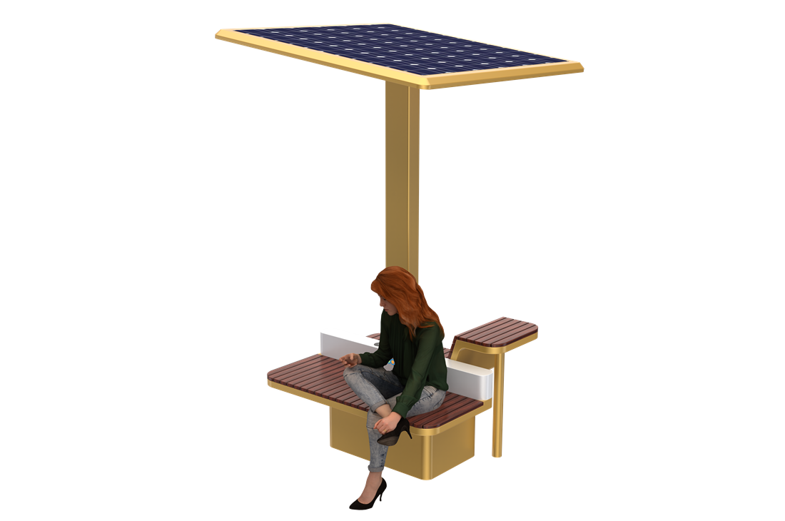 Solar Smart Charging Bench