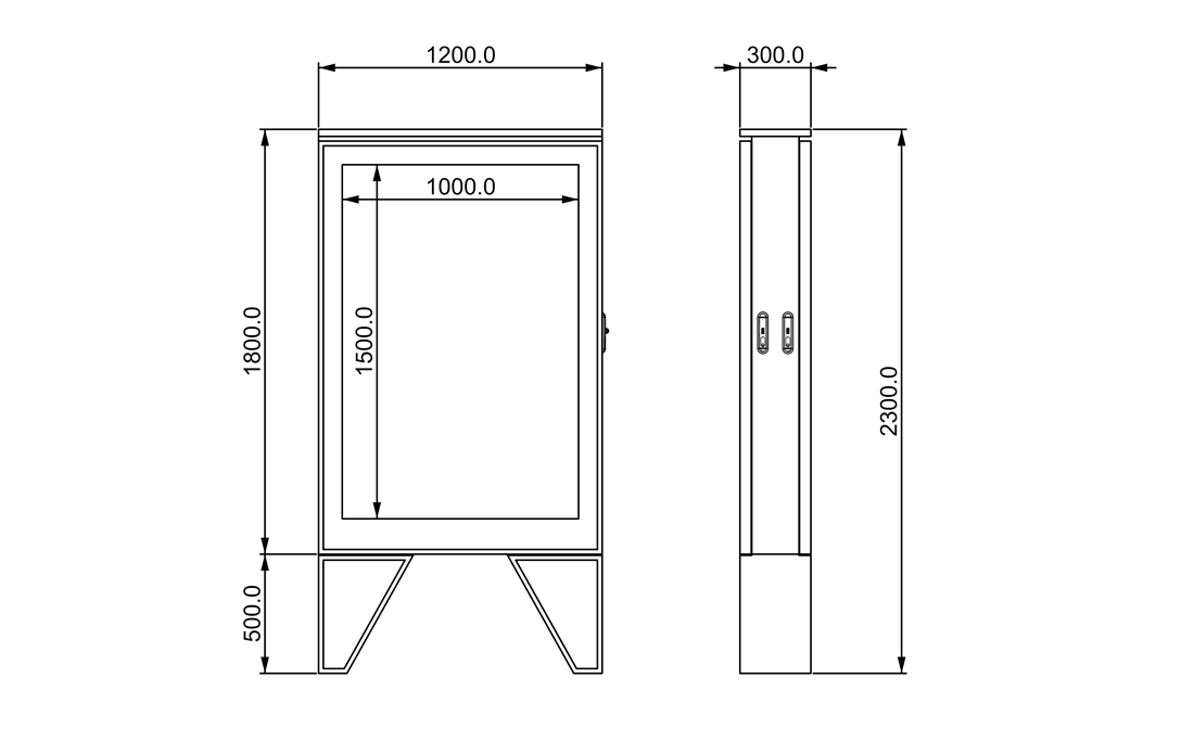 Street P4 LED Screen Digital Totem
