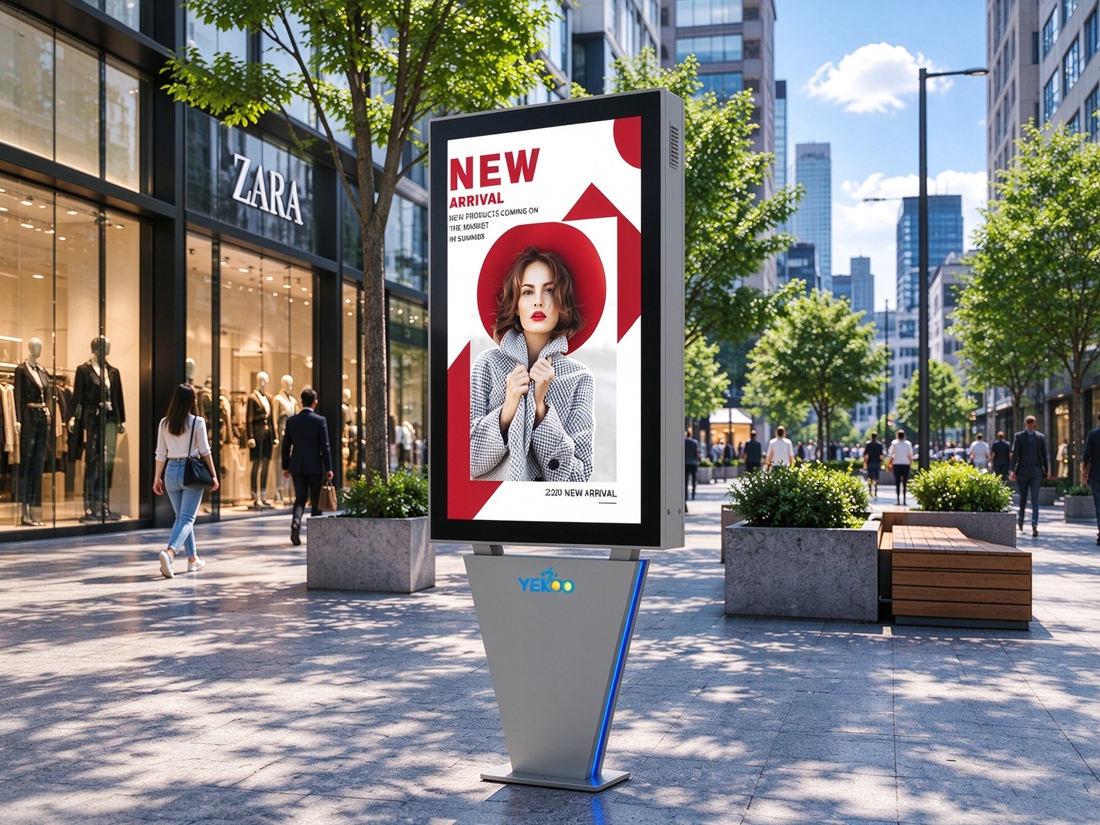 LED Screen Digital Mupi with Base