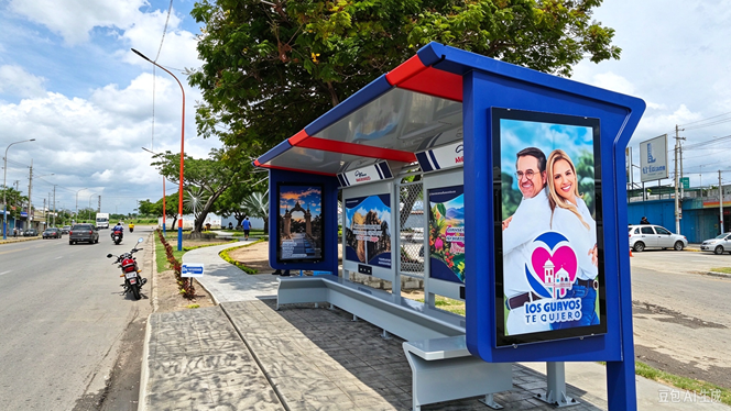 Custom Bus Shelter Project Deployed in Mexico